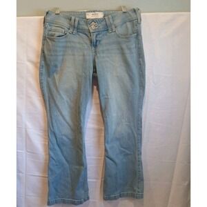 Hollister Low Rise Boot Cut Light Blue Jeans Women's Size 10s